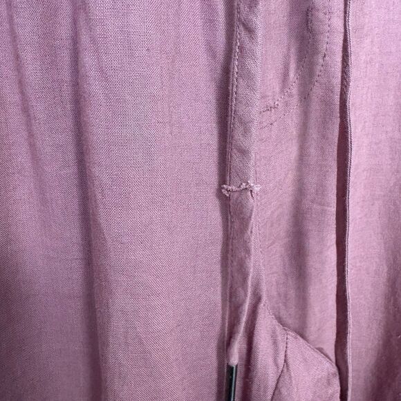 Needle & Cloth Mauve Linen Blend Joggers Size Medium - Picture 4 of 8